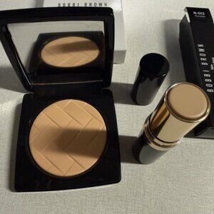 BOBBI BROWN Bundle - Vitamin Setting Powder Neutral Skin Foundation Stick N-012